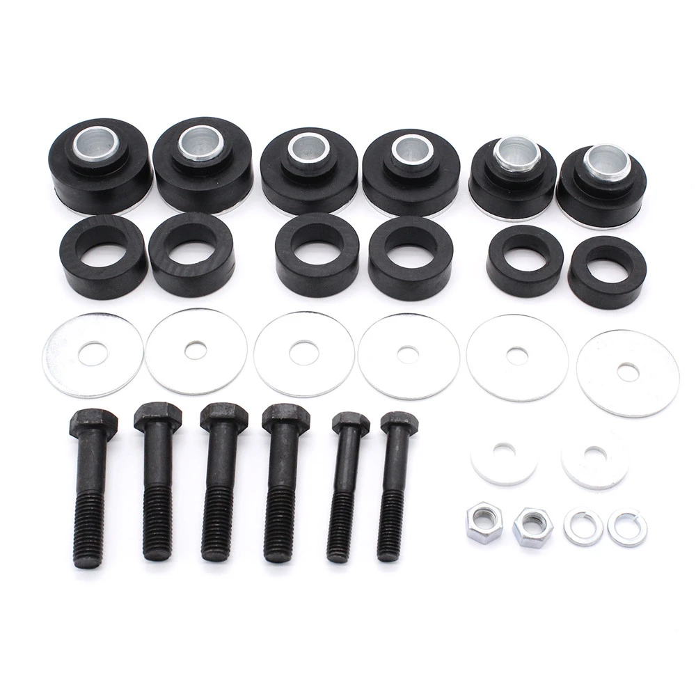 1 Set Subframe Body Mount Bushing Kit W/ Hardware Bushings Sub Frame