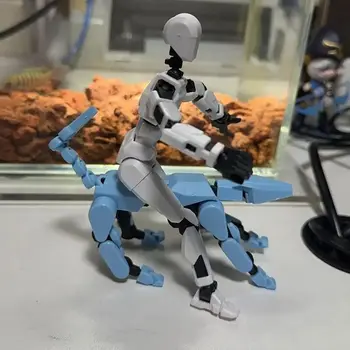 Multi-Jointed mobile Shapeshift Robot 3D stampato manichino personaggio con Joint Dog figure giocattoli regalo antistress