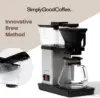 Coffee Maker / Coffee Machine. 8 Cup Automatic Drip Pour Over Coffee Brewer. Easy To Use, Durable Stainless, Go 2