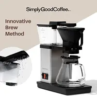 Coffee Maker / Coffee Machine. 8 Cup Automatic Drip Pour Over Coffee Brewer. Easy To Use, Durable Stainless, Go 2