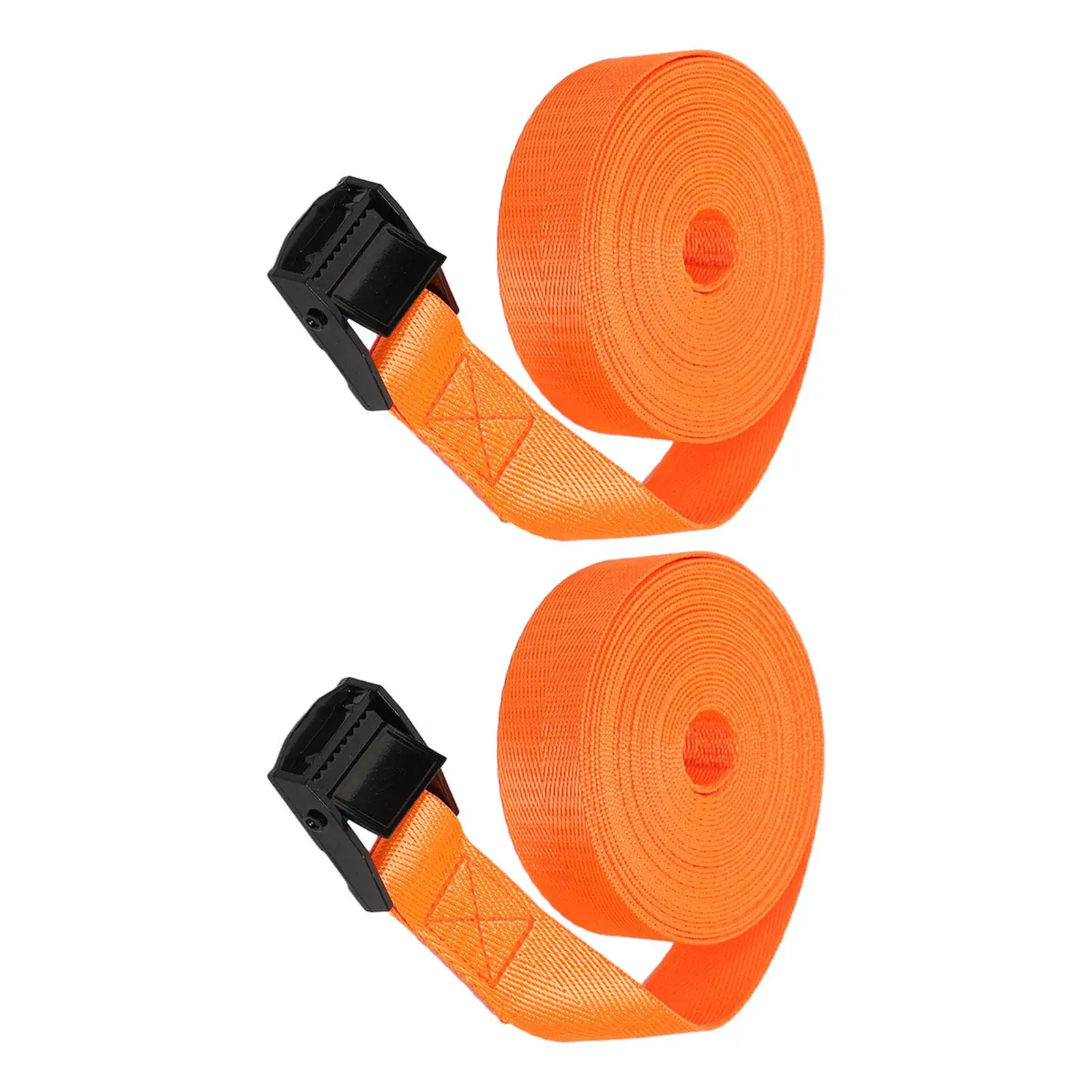 5x 2x Tie Down Straps, Lashing Straps Luggage Straps Premium Cam Buckle Tie Down Straps Car Roof Rack Belts for Car Roof Rack