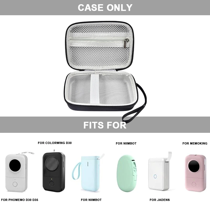 Label Maker Case Compatible with Phomemo D30 D35 M02/ M02S/ M02 For NELKO NIIMBOT JADENS Memoking SUPVAN