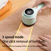 Lint Remover For Clothing Hair Ball Trimmer Fuzz Pellets Clothes Sweater Fabric Shaver with LED Digital Electric Fluff Lint Remo 5