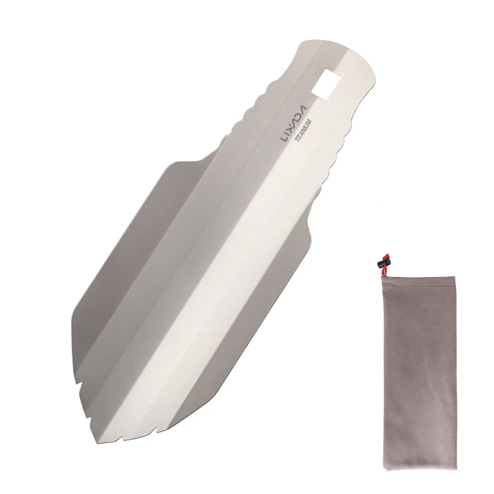 Camping shovel Titanium Camping Shovels Outdoor Compact Poop Shovel/Trowel for Hiking Camping and Survival