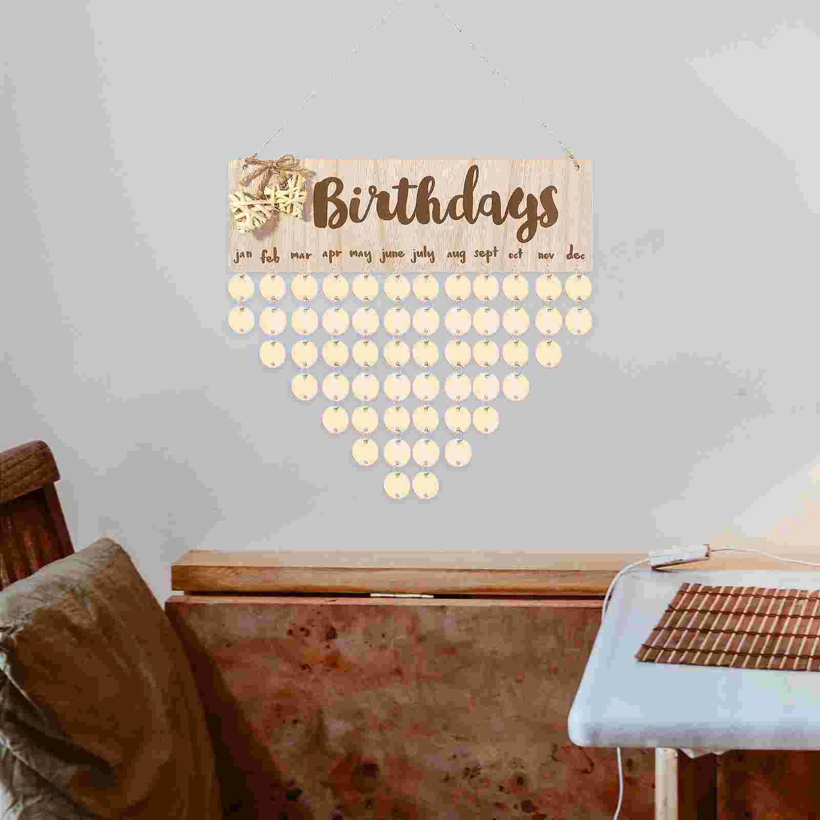 

Winomo Blank Calendar Wooden Circles Wooden Tags Wooden Hanging Plaque Board Diy Calendar Accessories Chore Boards Crafts Blank