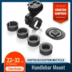 Universal Motorcycle and Bicycle Aluminum Phone Holder with Vibration Dampener (Holder Pro)