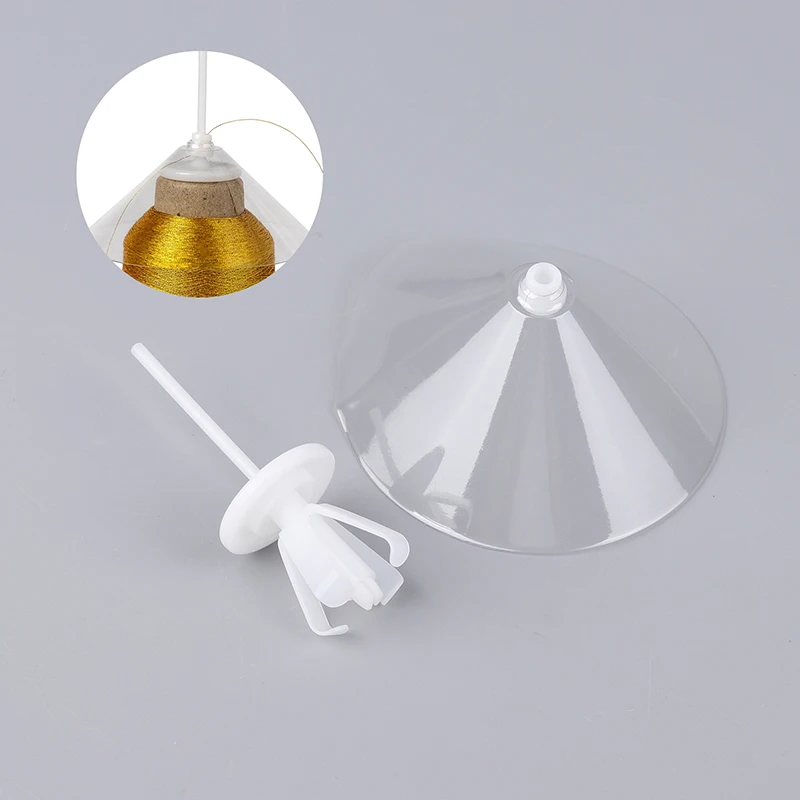 Description Picture 2 of item1PC Plastic Anti-Tangle Embroidery Machine Parts Cap Hoop Ring DIY Needlecraft Cross Stitch Loop Hand Household Sewing Tools