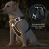 Dog Harnesses Pet Collar Labrador Army Reflective Adjustable Harness Oxford Cloth Vest Training Hound Walk Medium Large Dog 2