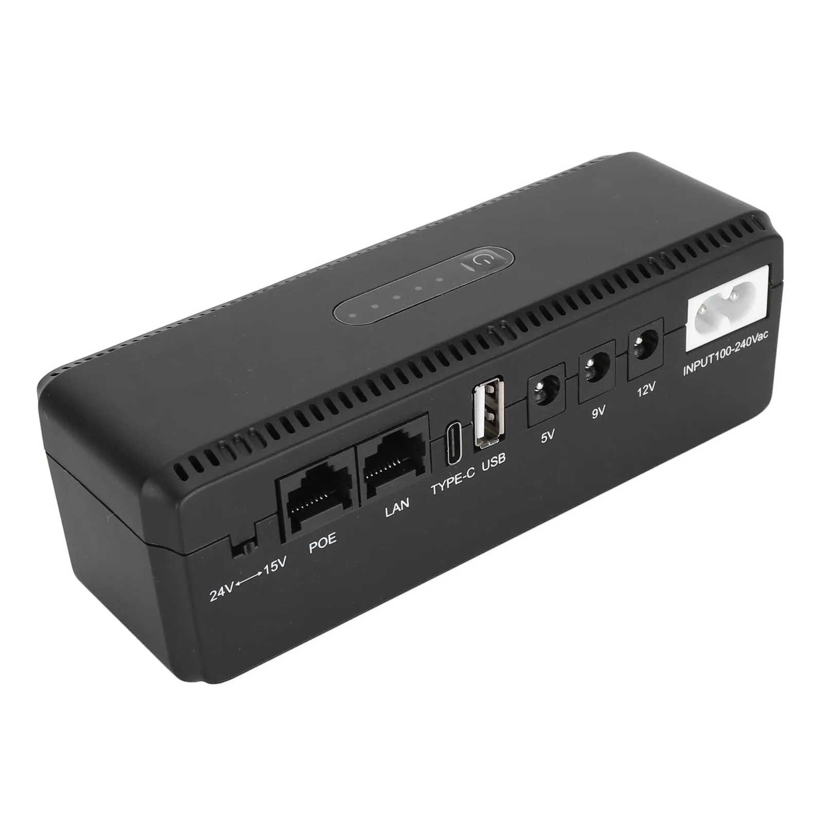 Description Picture 3 of itemUPS Battery Backup 10400mAh 5V 9V 12V 15V 24V Uninterruptible Power Supply for Camera Router Modem100-240V US Plug