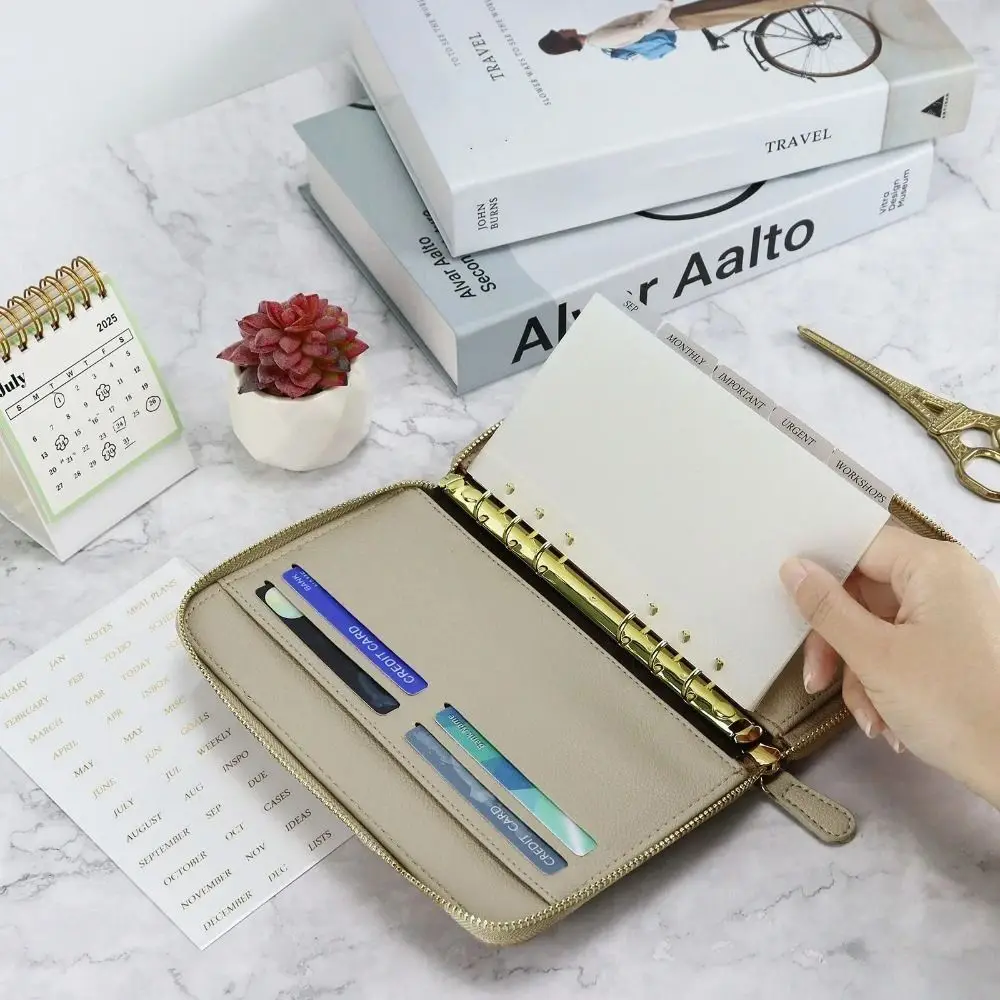 New Waterproof Fashion Coin Purse PU Leather Multiple Card Card Holder Large Capacity Solid Color Coin Purse
