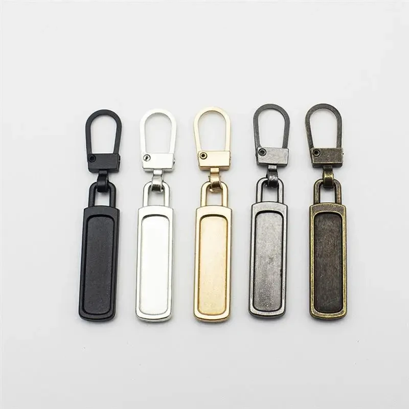 탈착식 금속 지퍼 풀러, 지퍼 슬라이더 헤드 지퍼 수리 키트, 지퍼 풀 탭, DIY 바느질 가방 다운 재킷, 10 개