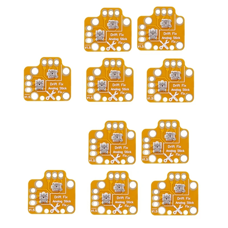 10Pcs Gamepad Joystick Drift Repair Board Controller Analogico Thumb Stick Drift Fix Mod Per Ps5 Ps4 One/Series S/X