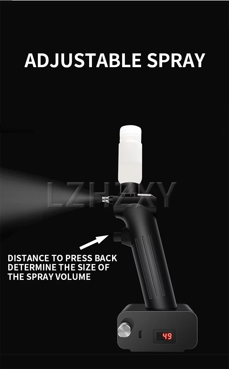 No-clean airbrush gun, model spray painting, air pump acrylic paint painting, po