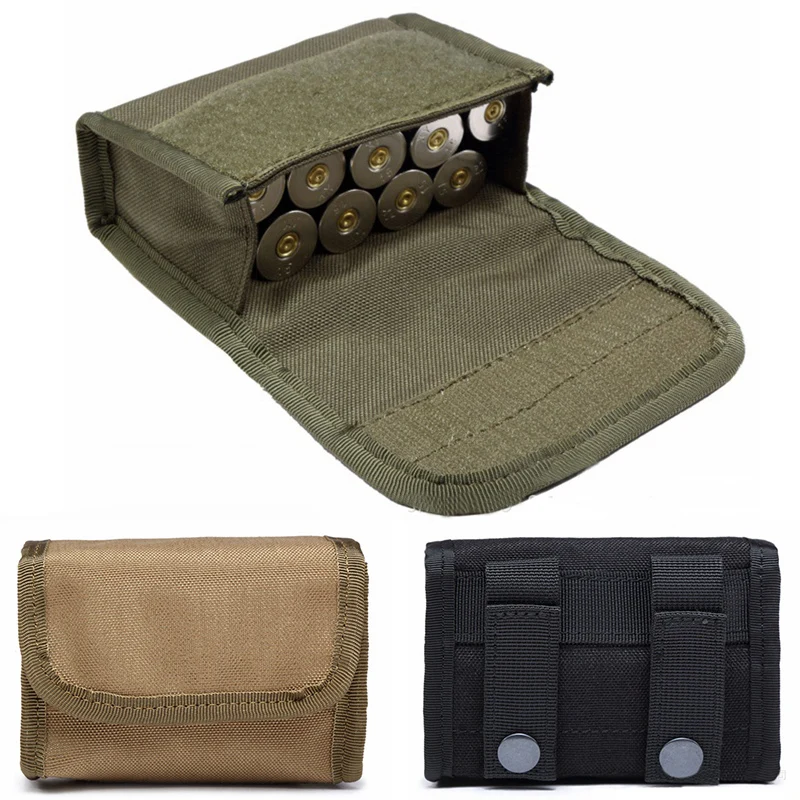 

Hot Sale 10 Rounds 12 Gauge Shotshell Cartridge Bag Pouch Shotgun Bullet Pack For XM1014 M870 M1887 12GA Molle Pouch Accessories