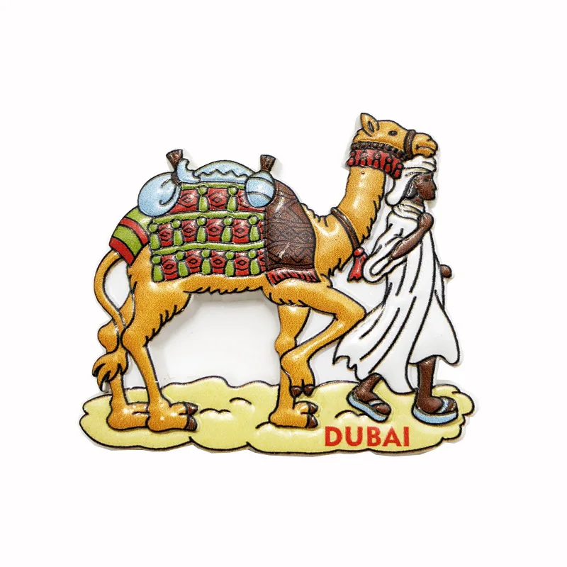 

Fridge Magnet Oman Camel Creative Resin Decoration Craft Tourism Souvenir Message Post