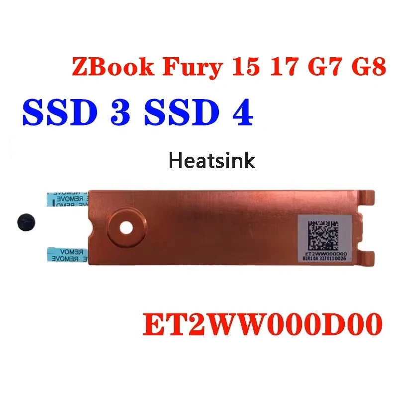 Bracket Heatsink Plate M.2 SSD3 SSD4 15 G7 G8 17 G8 G7 For Laptop HP ZBook Fury New Original