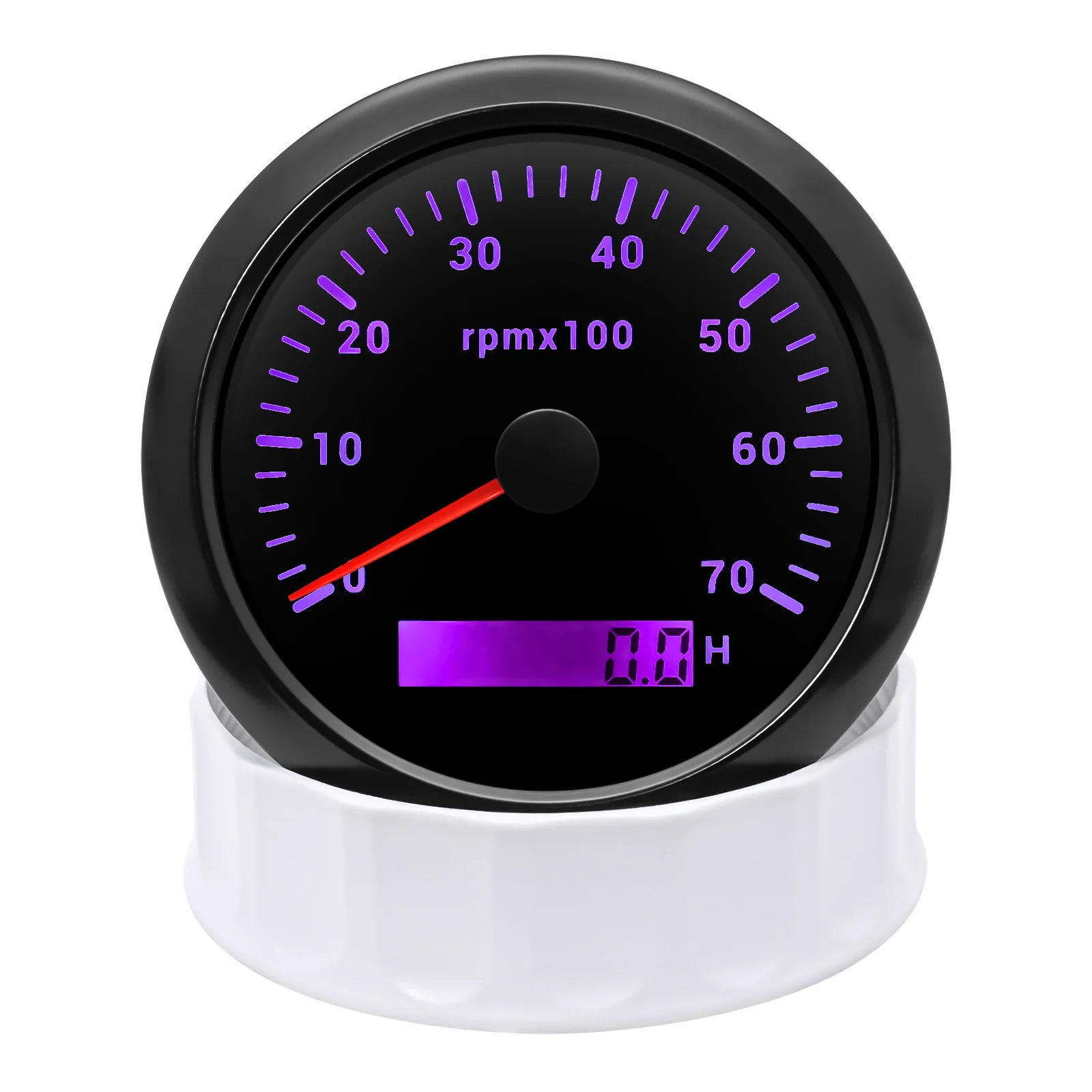 Jual Waterproof Marine Tachometer Boat Tacho Gauge Digital Hourmeter 85mm 4000rpm Di Seller