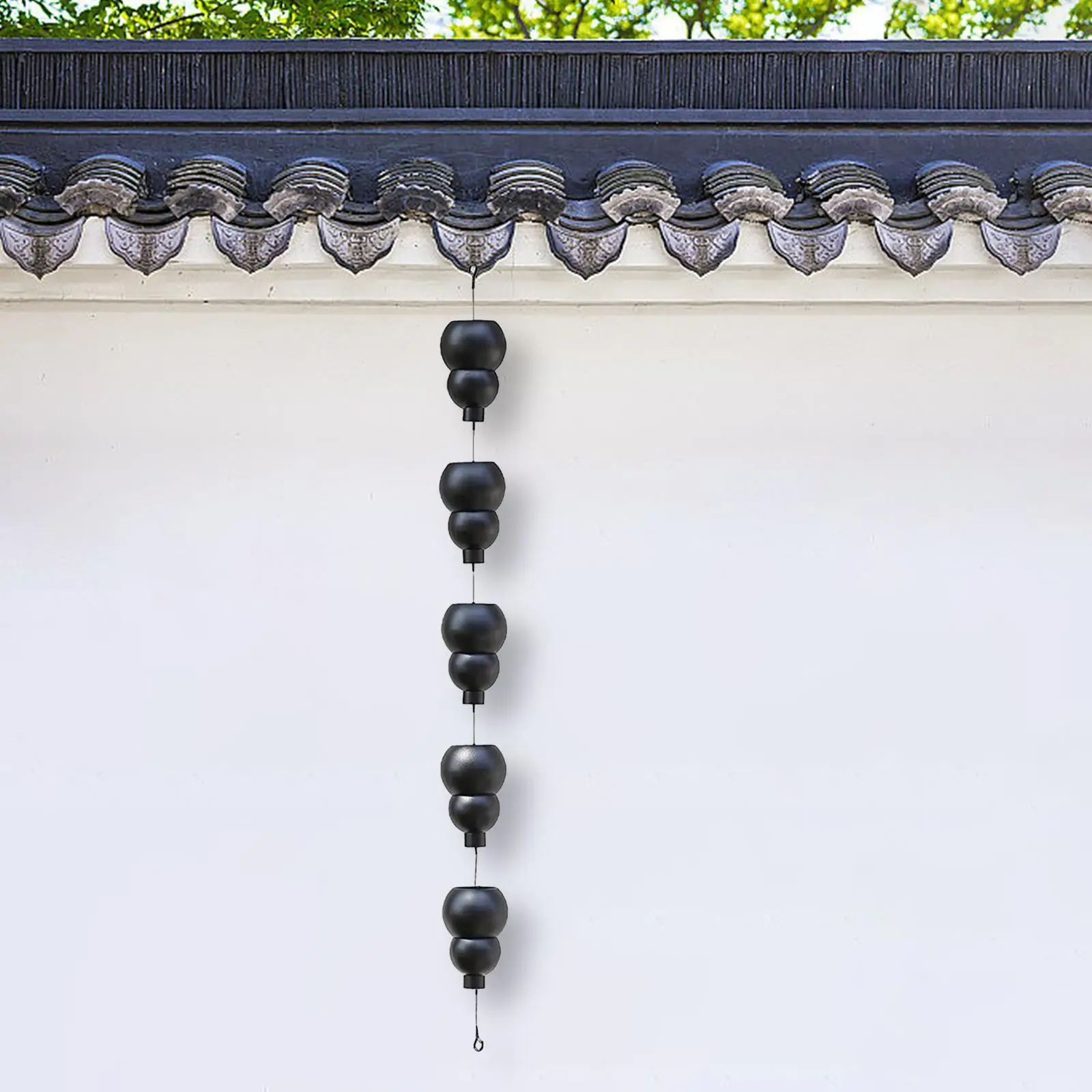 Rain Chains for Gutters Downspouts Premium Versatile Metal Rain Catcher for Villa Eaves Drainage Backyard Housewarming Gazebos Rain Chains for Gutters Downspouts Premium Versatile Metal Rain Catcher for Villa Eaves Drainage Backyard Housewarming Gazebos