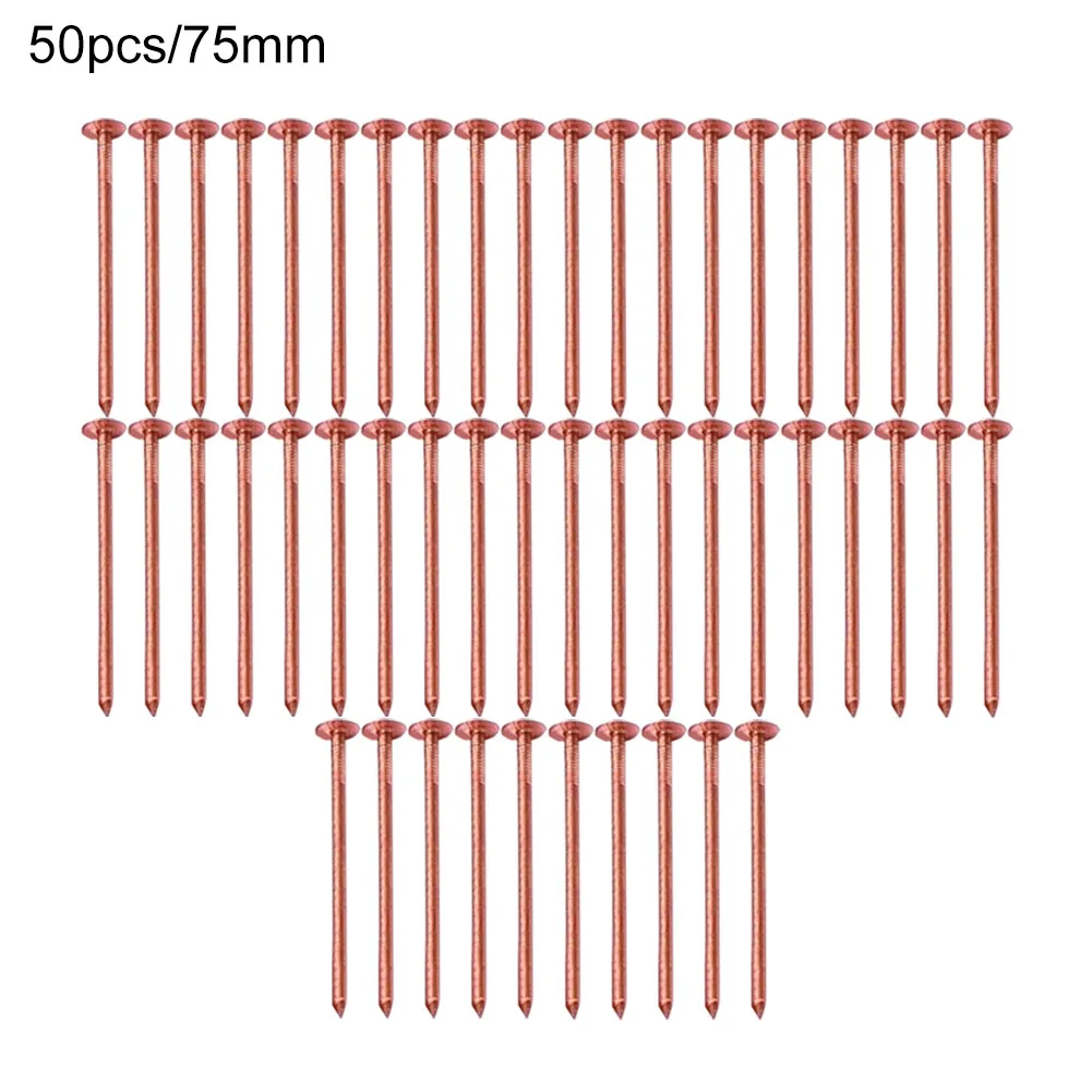 65/75mm Copper Nails For Killing Trees Stump Root Tree Stump Killer Removal Spikes Hardware Root Enduring