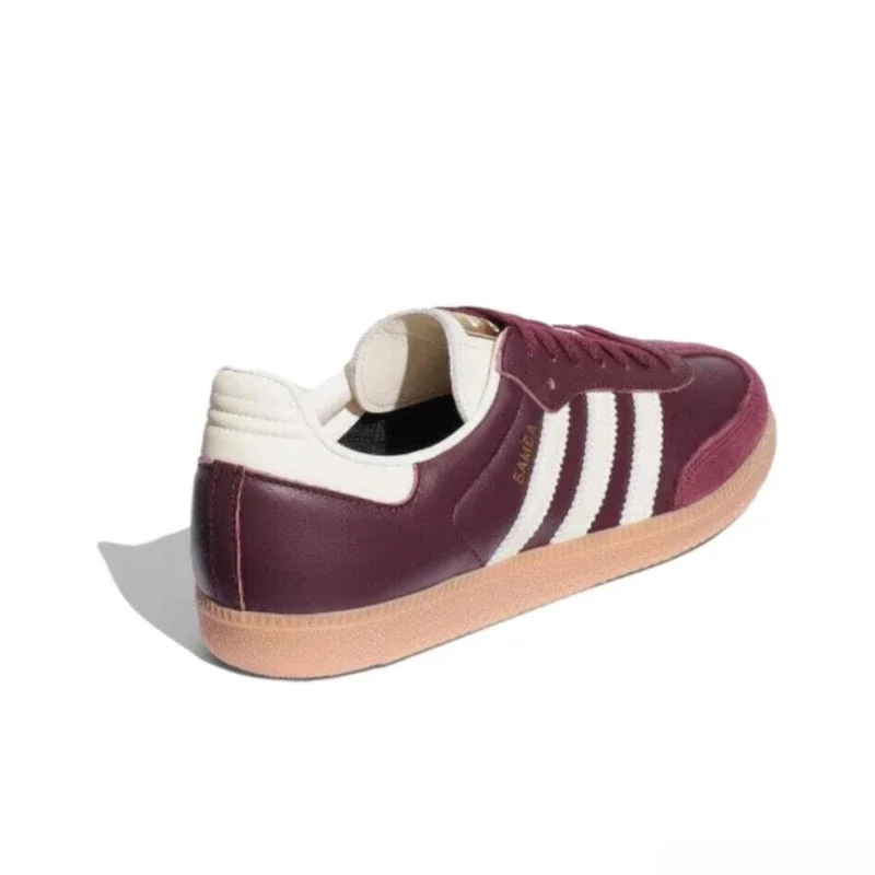 Adidas Originals SAMBA OG Women's Low-top Sneakers Board Shoes Non-slip Wear Resistant Chestnut