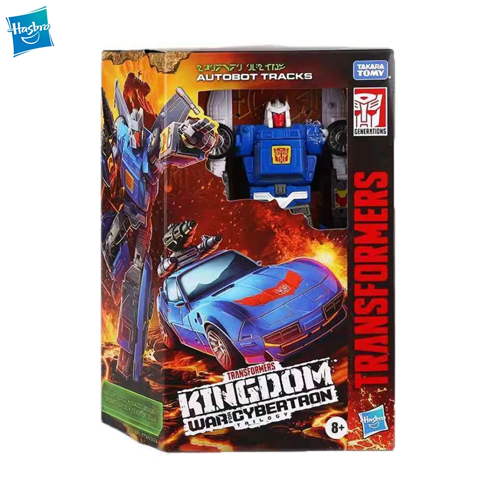 

Original Hasbro Transformers War for Cybertron: Kingdom Deluxe Wfc-K26 Autobot Tracks 5.5-Inch Figures Collectible Model Toys