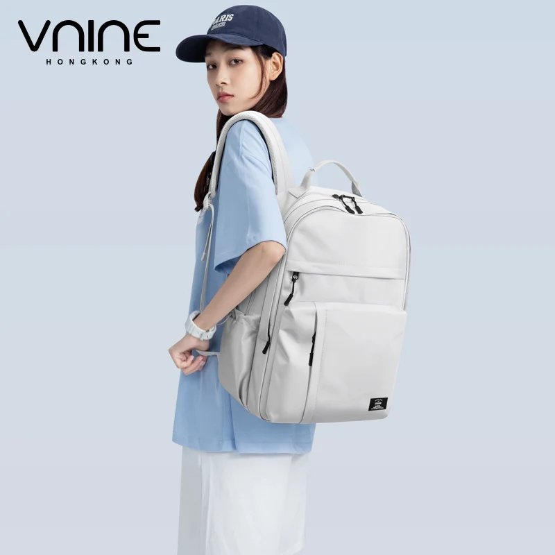 VNINE backpack for female college students, high school boys, backpacks, large capacity computer bags, lightweight outdoor
