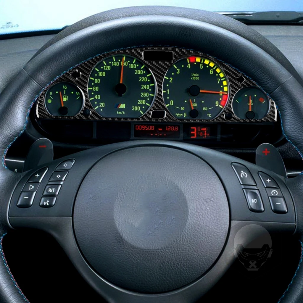 Autocollant Fibre Carbone Pour Tableau De Bord BMW Série 3 E46 M3 (1998-2005) - Décoration Intérieure Style Sport