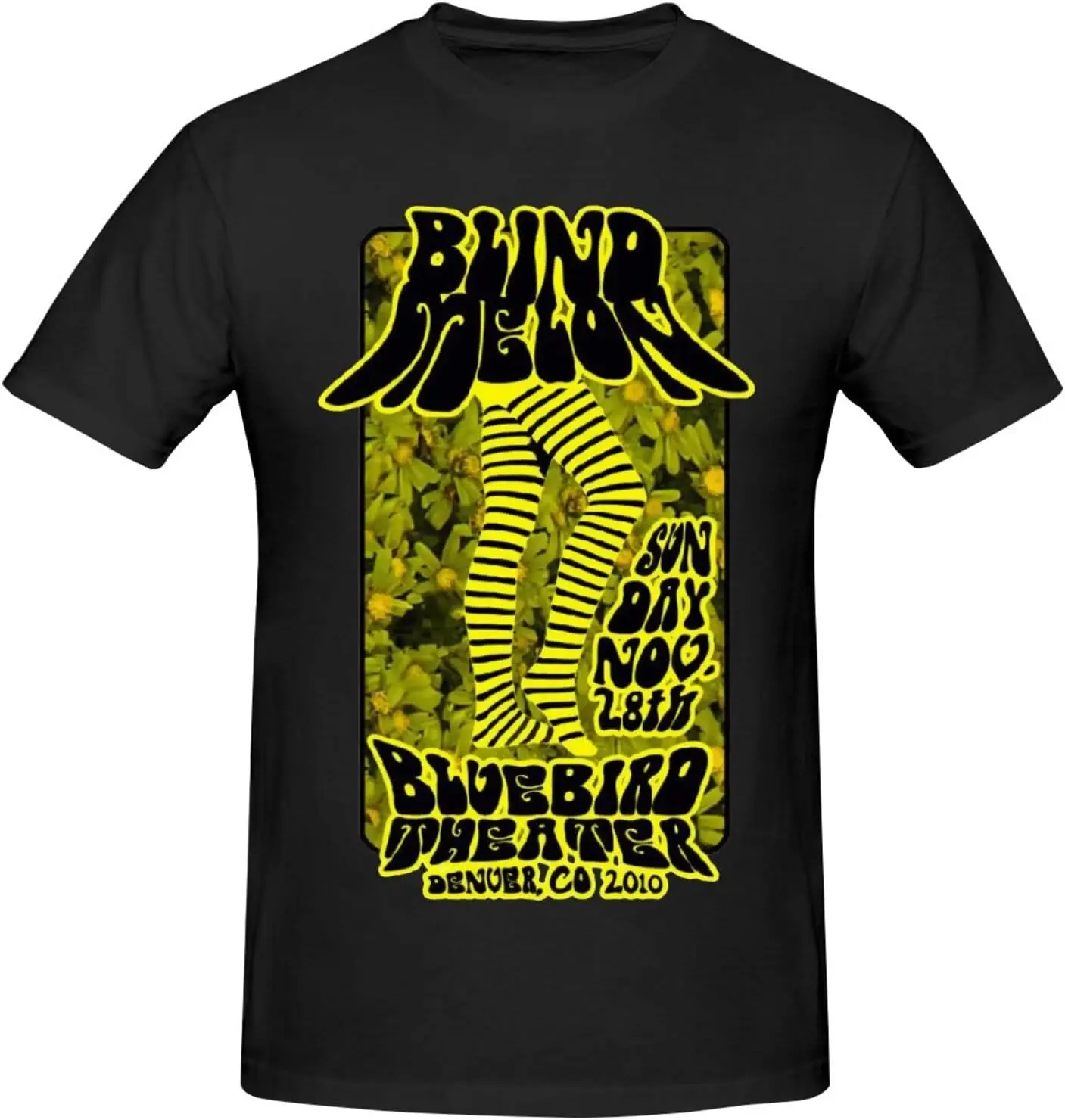

Blind Melon Shirt for Man Soft Classic Short Sleeve Crew Neck Cotton T Shirt Personalized Unisex Tees Tops Black