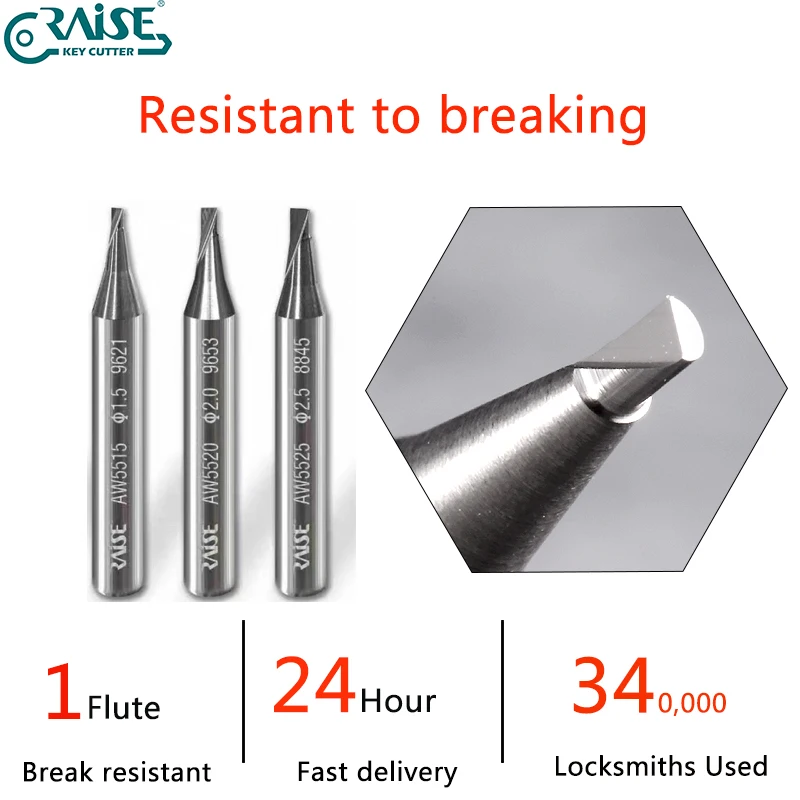 KeyCutterMillingCutterwithResistanttobreakageforWenxingDEFU
