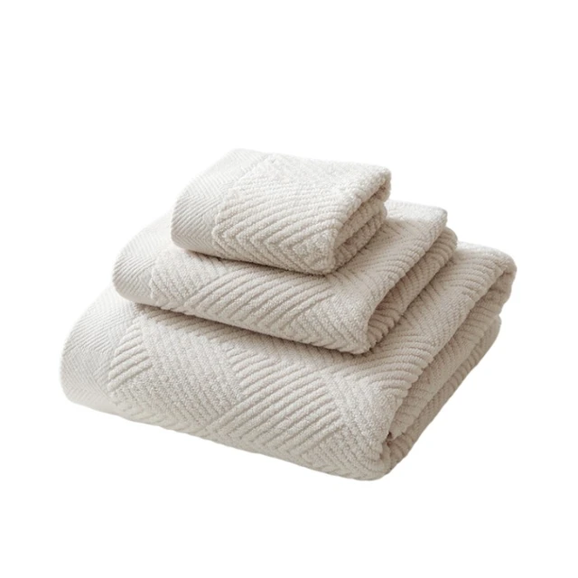 Nuevo algodón 3pcs Set mano/cara/toalla de baño baño toallas suaves juego  de lujo