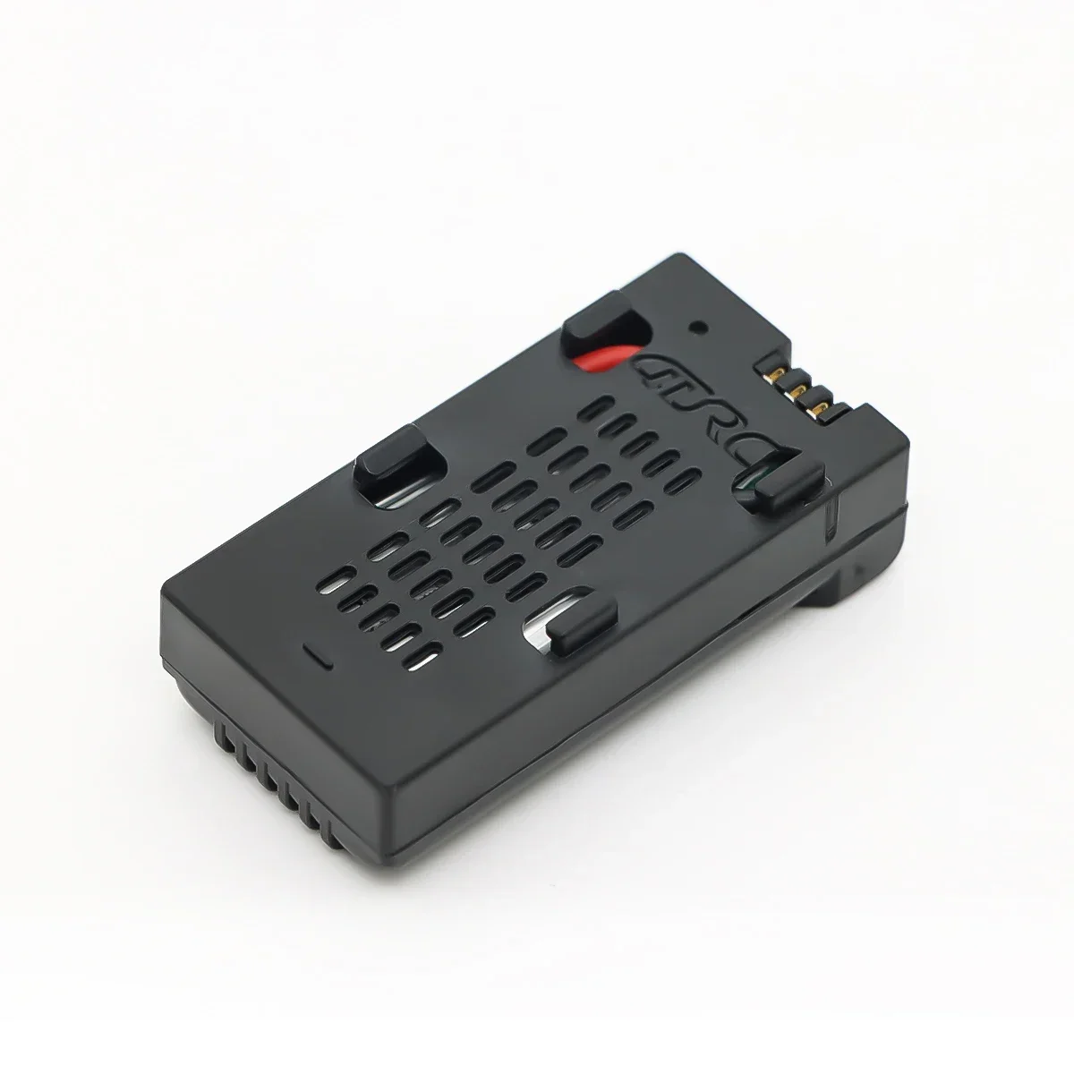 Lot de batteries de remplacement 3.7V 700mAh pour hélicoptère RC 4DRC V17, alignées côte à côte.