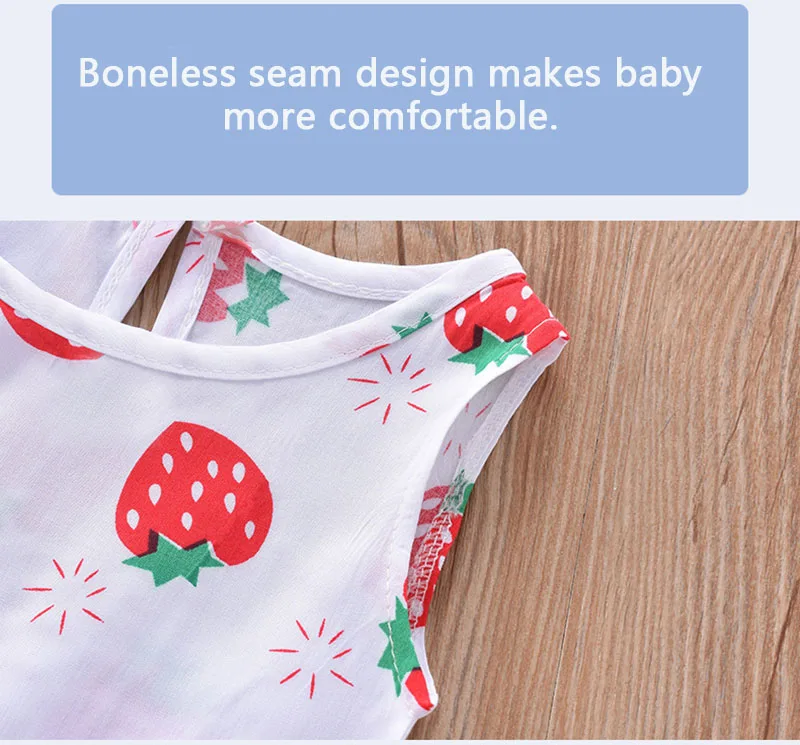 Kleider Sommer für ärmellose süße Print Prinzessin Party Mädchen Kleid Kinder Mädchen Mode Kleidung_voghion.com
