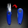 Shrimp-Shaped Stainless Steel Fish Use Scissors Accessories Folding Fishing Line Cut Clipper Fishing Scissor Tackle 4