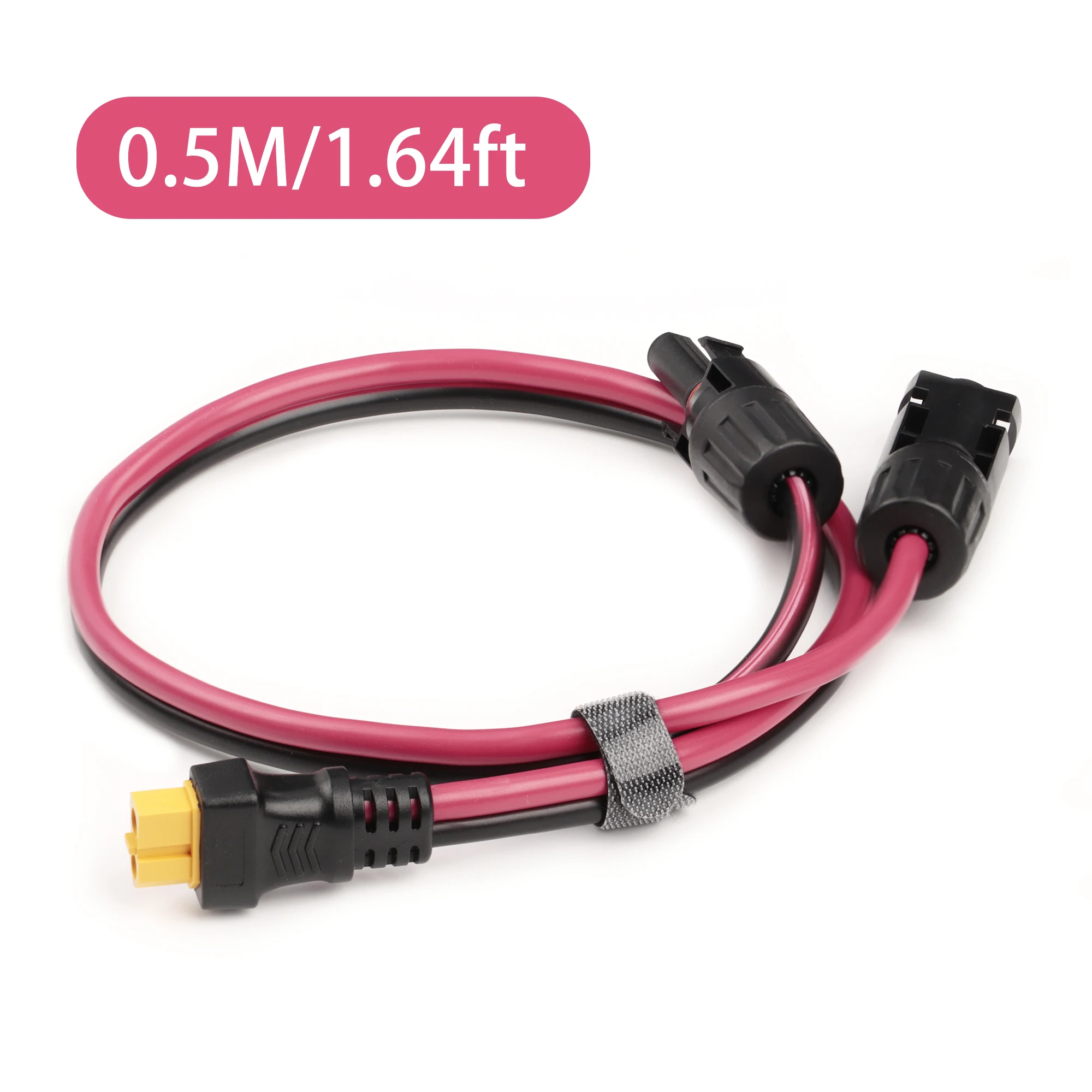 כבל חיבור נקבה XT60 לפאנל סולארי 12AWG כבל חשמל אחסון אנרגיה כבל טעינה תאי פוטובולטאיים אביזרים למערכת סולארית