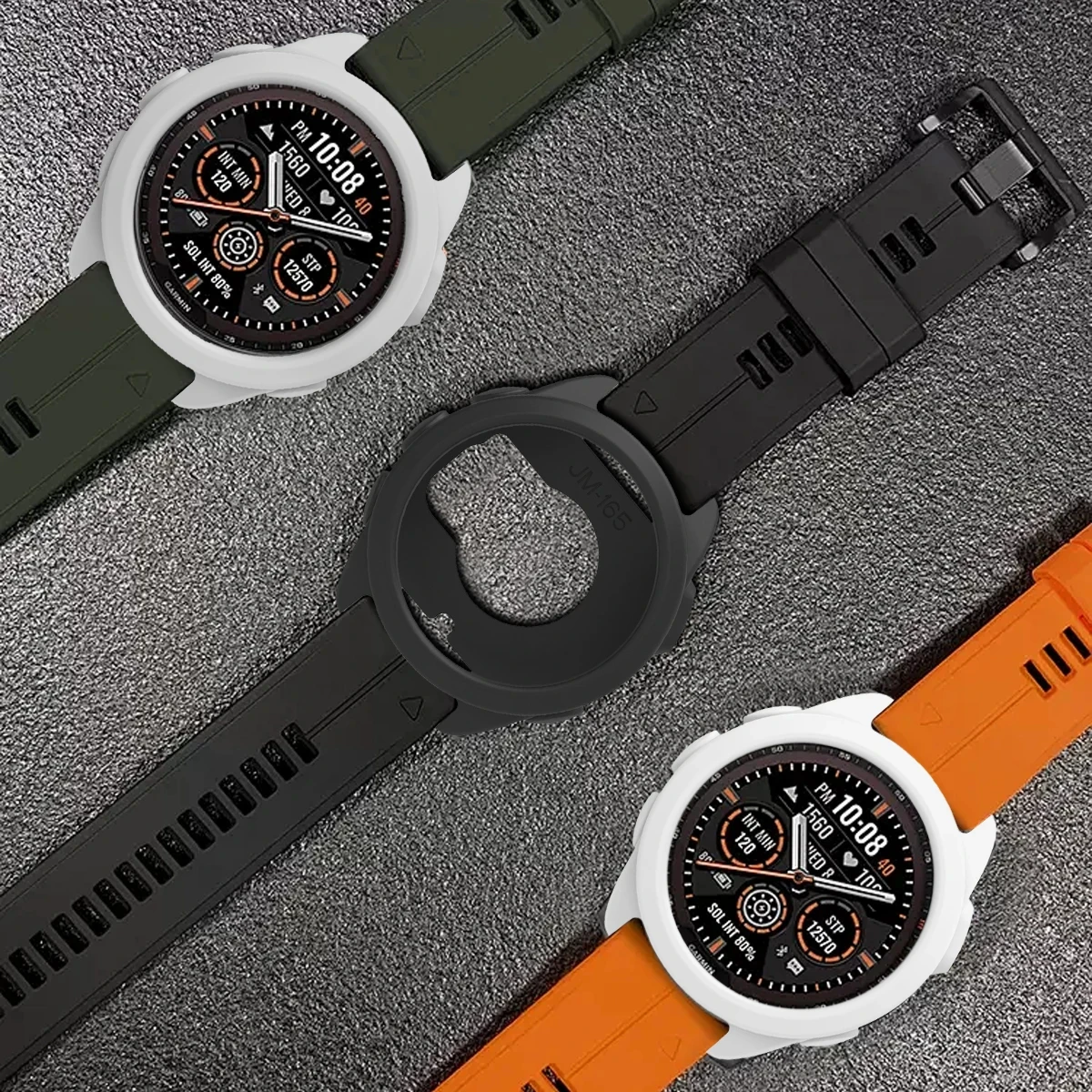 Silicone Smartwatch Protector - Soft, Anti-Fall, Dustproof Cover Case