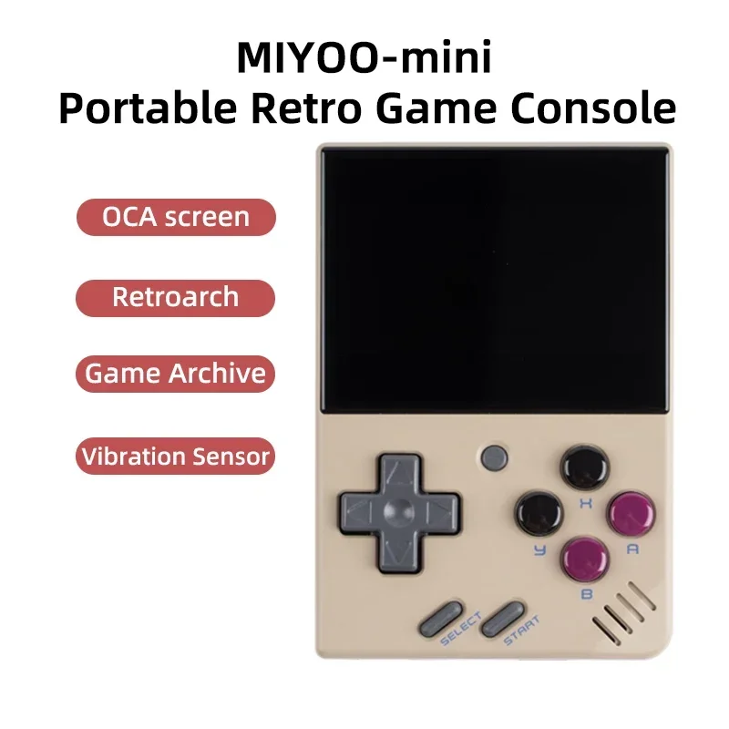 thumbnail image 1 of MIYOO MINI V4 PortableRetro Handheld Game Console 2.8Inch IPS Screen Video Game Consoles Linux System Classic Gaming Emulator, 1 of 5