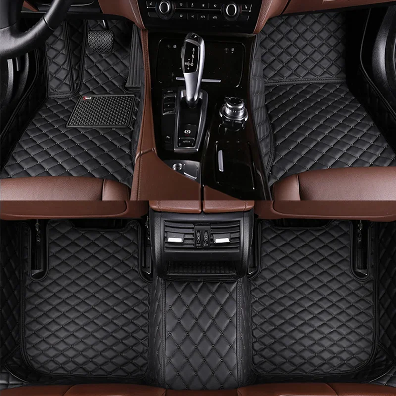 

Custom 3D Car Floor Mats for Audi RS4 2017-2023 RS5 2 Doors Convertible RS6 RS7 SQ5 2014-2020 Interior Accessories Leather