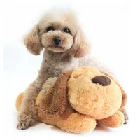 Cute Heartbeat Puppy Behavioral Training Toy Plush Pet Comfortable Snuggle Sleep Aid Doll Durable Dog Everything for Dogs 1