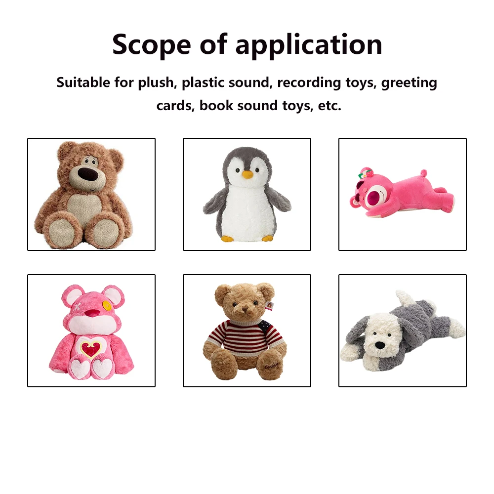 30/60 Seconds Stuffed Bear Voice Box Recordable Sound Module