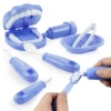 9PCS Plastic Simulation Dentist Play Set Medical Kit Pretend Toy for Kids Hygienic Habbit Cultivation Role Play Game for Childre 4