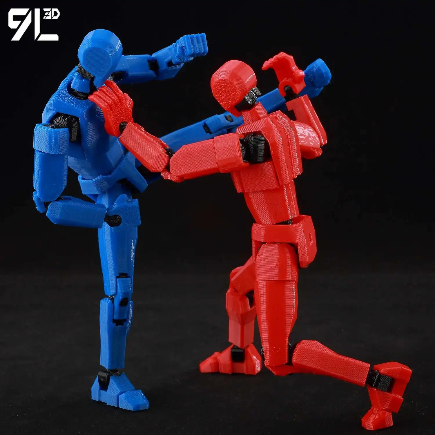 9L3D Lucky13 Spielzeug Figur Spielzeug Student Spiel Geburtstag Geschenke Ganzkörper Bewegliche Schreibtisch Dekoration Montage Spaß Roboter Puppe Titan13 Ct – Detail 5
