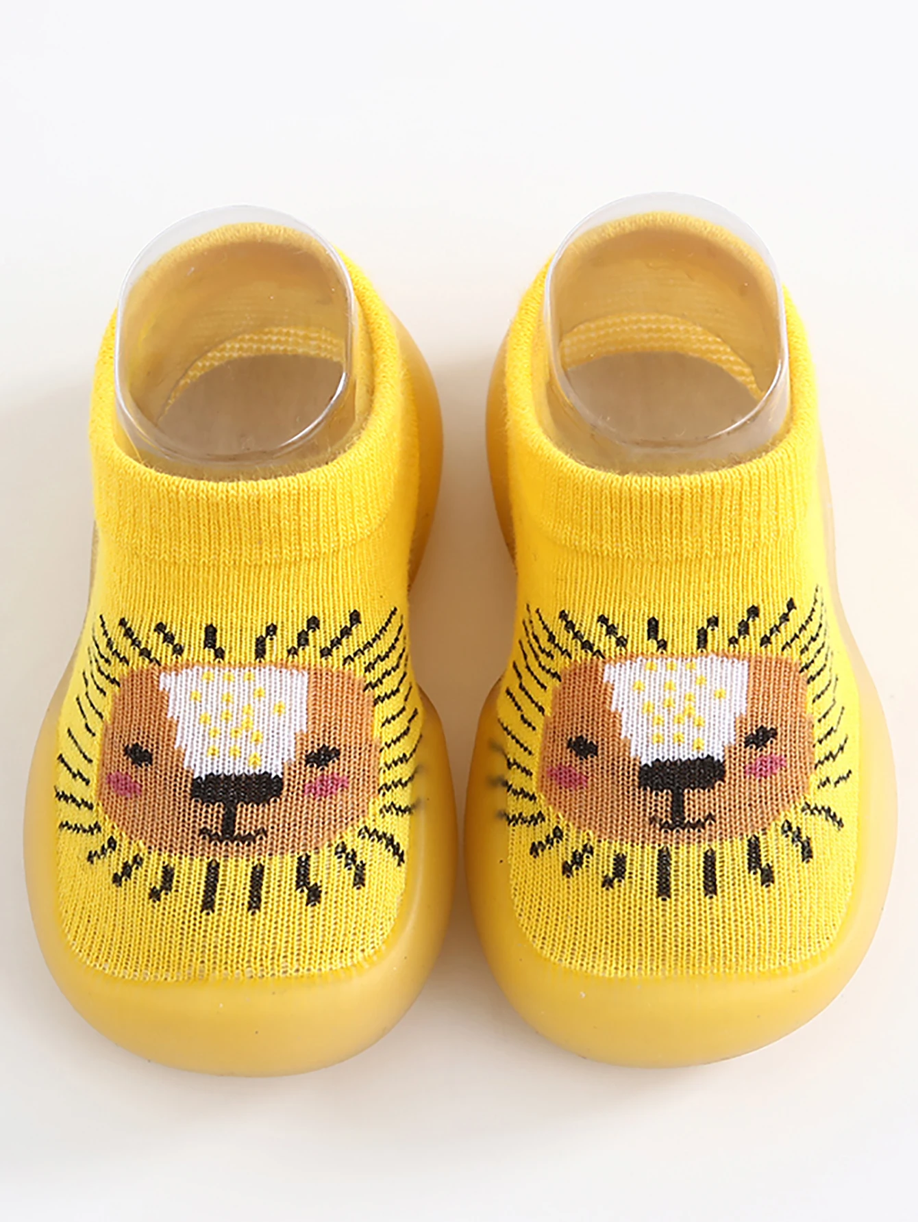 Baby cute animal cartoon pattern toddler shoes Boys non-slip soft-soled shoes Girls breathable sock shoes 2