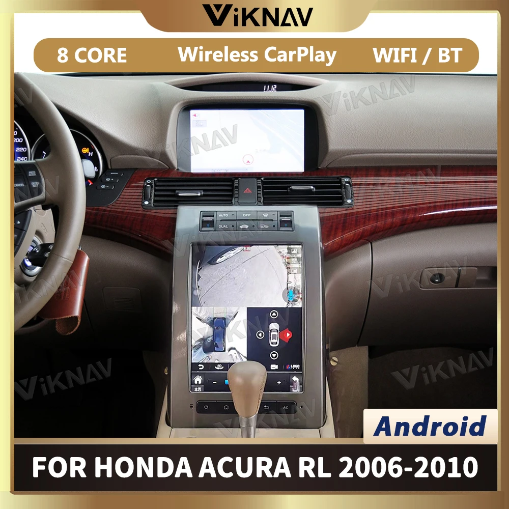 

12.3 inch Android Car Radio with screen for Honda Acura RL 2006-2010 Car Vertical screen stereo GPS navigation multimedia radio