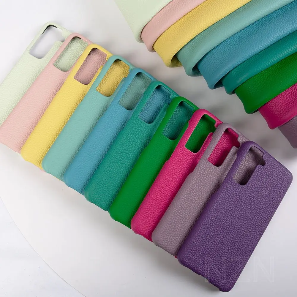Luxury Genuine Leather Phone Case - Stylish Fashion Cover