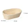 Indonesian Rattan Bread Basket Loaf Shape Handmade Braided Bread Proofing Basket Oval Rattan Banneton Basket Food Grade Baskets 6
