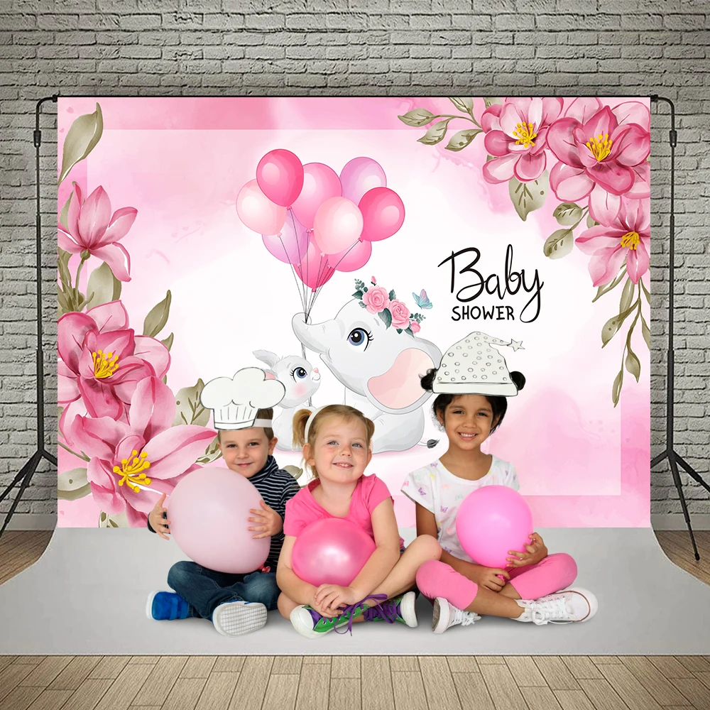 Newborn Baby Shower Party Decoration Backdrop Boy Or Girl Gender Reveal  Photography Background Photo Studio Photocall Props