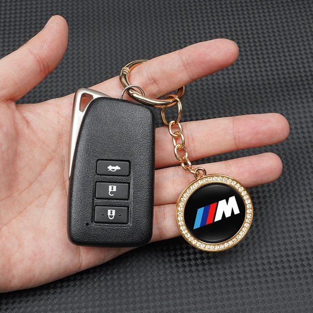พวงกุญแจโลโก้รถยนต์สำหรับตกแต่งรถยนต์ BMW M E46 E90 E60 F30 G20 X1 X2 X3 X4 X5 X6 X7 i3 i4 i5 i7 M2 G30 สำหรับผู้ชายและผู้หญิง 5