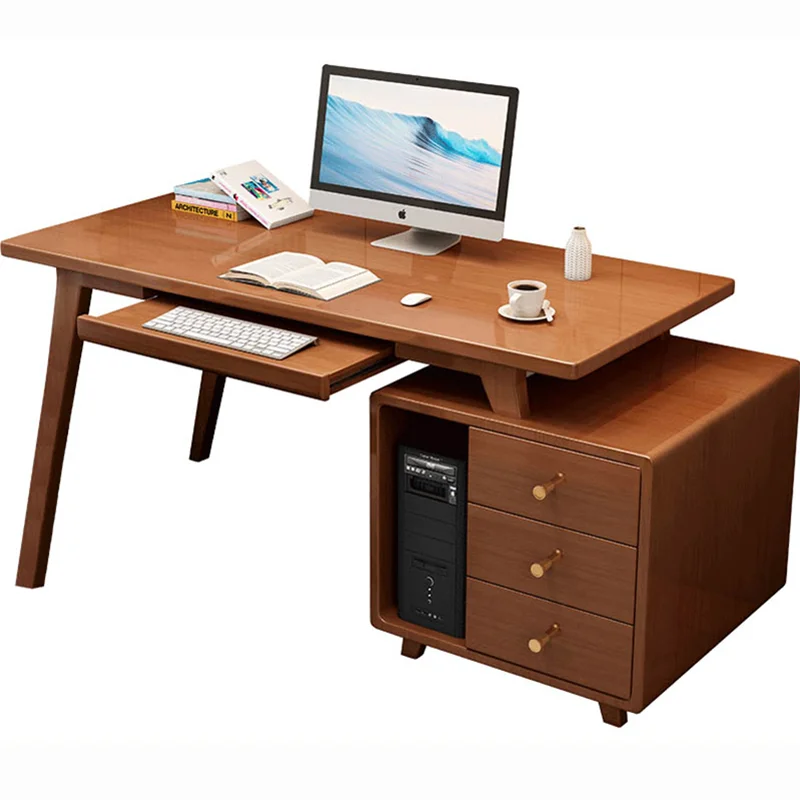 Studies Drawer Computer Desk Wooden Organizer Mobile Multifunctional Reading Desk Office Removable Escritorio Furniture Home acrylic storage boxes stackable multifunctional drawer organizer stationery cosmetics clothes cups