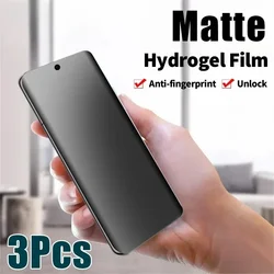 Full Cover Matte Frosted Hydrogel Soft Film Screen Protector (2 - 3 Pack) - 3 piece (Google Pixel 6 Pro)