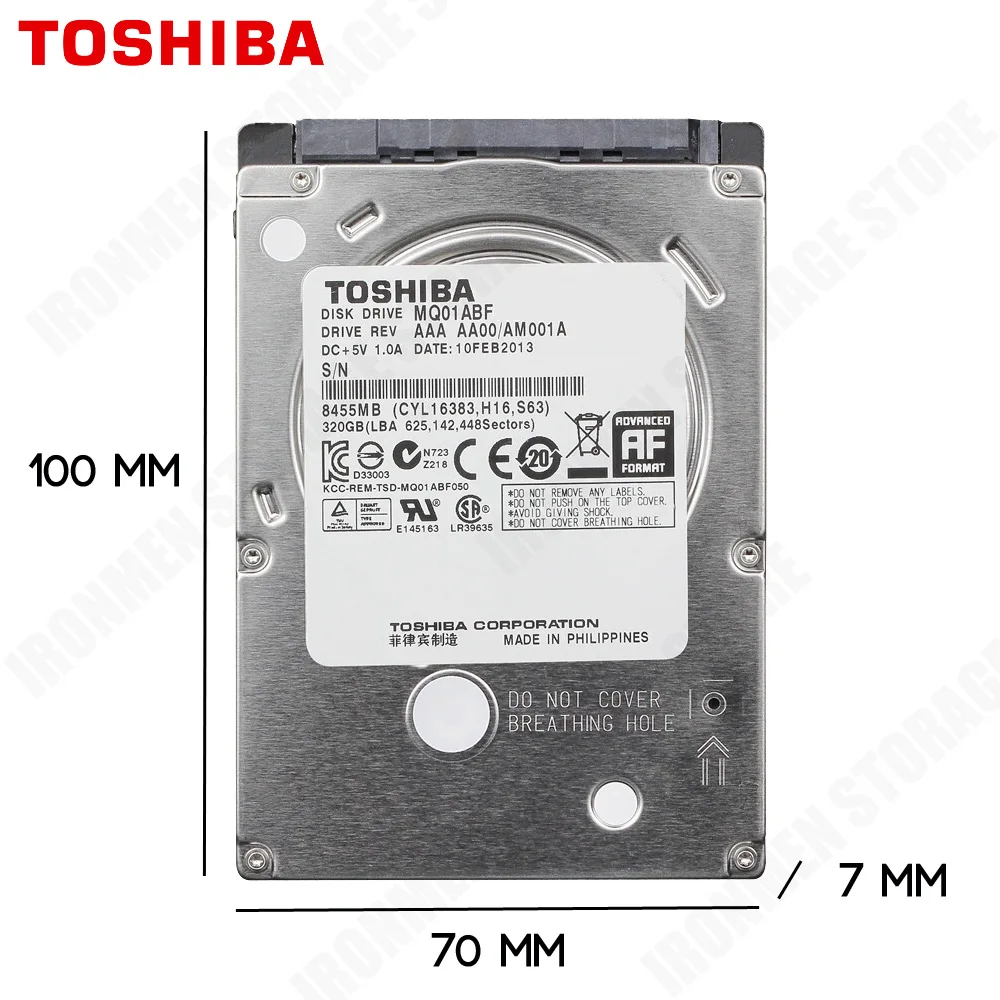 1TB 500GB 노트북 HDD 하드 디스크 드라이브 320GB 노트북 HD 2.5 하드 디스크 디스크 7mm 5400 RPM 내부  SATA III 도매-Freehip.co.kr